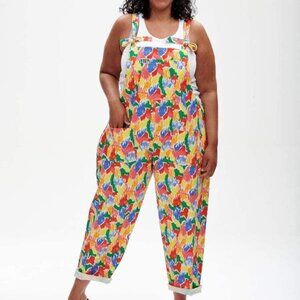 Lucy & Yak Dungarees Originals Marsha Print W30 US 12 UK 16